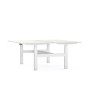 Bureaux bench axel rect. l140xp80 cm - ep25 mm mg - structure so - syst.motorise