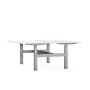 Bureaux bench axel rect. l140xp80 cm - ep25 mm mg - structure z4 - syst.motorise