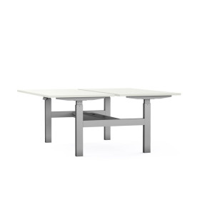 Bureaux bench axel rect. l140xp80 cm - ep25 mm mg - structure z4 - syst.motorise