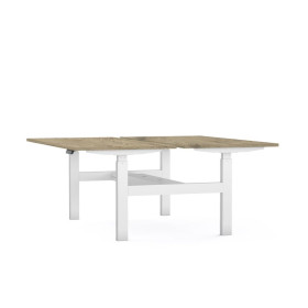 Bureaux axel bench rect. l160xp80 cm - ep25 mm  - structure  - syst.motorise r3