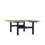 Bureaux axel bench rect. l160xp80 cm - ep25 mm  - structure  - syst.motorise r3