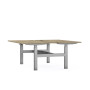 Bureaux axel bench rect. l160xp80 cm - ep25 mm  - structure  - syst.motorise r3