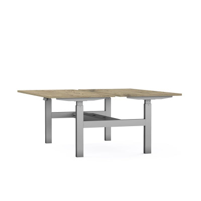 Bureaux axel bench rect. l160xp80 cm - ep25 mm  - structure  - syst.motorise r3