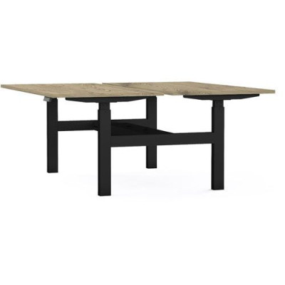 Bureaux axel bench rect. l180xp80 cm - ep25 mm  - structure  - syst.motorise r3