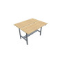 Bureaux bench axel rect. l200xp80 cm - ep25 mm ri - structure z4 - syst.motorise