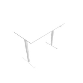 Bureau axel rectangulaire l160xp80 boite electronique avec echancrure  mg sg
