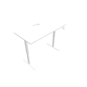 Bureau axel t.rect 160x80 percetrappe ep25mm syst.manivelle a droite pieds i  r3
