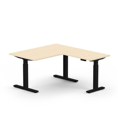 Bureau axel t.rect l1600 rt 600x1200 ep25mm pp obt.syst.motorise ma sg