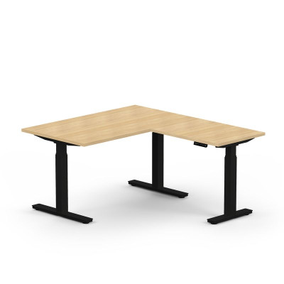 Bureau axel t.rect l1600 rt 600x1200 ep25mm pp obt.syst.motorise ri sg