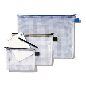 Pochette A5 en maille Rexel, Bleu