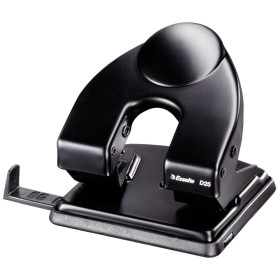 Perforateur de bureau en metal D25 Esselte, Noir