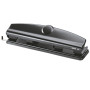 Perforateur de bureau en metal Q10 Esselte, Noir