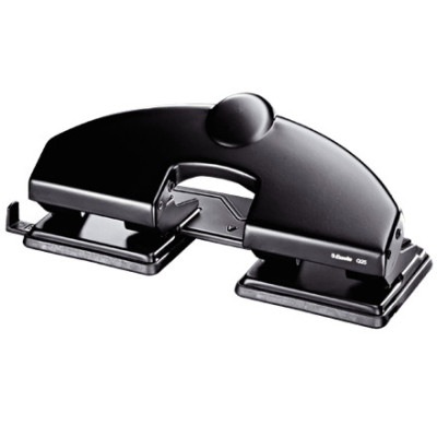 Perforateur de bureau en metal Q25 Esselte, Noir