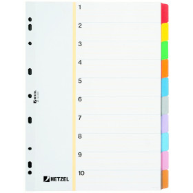 Intercalaire A4 10 touches Rexel, Lot de 3