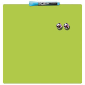 Tableau memo carre 360 x 360 mm Nobo, Vert