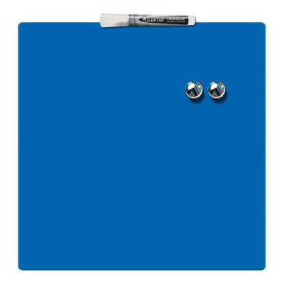 Tableau memo magnetique 360 x 360 mm Nobo, Bleu