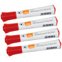 Marqueurs pour tableaux Blancs Glide, pointe ogive, Rouge, Boite de 10, Rouge