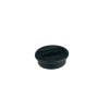 Aimants pour tableaux Blancs, Nobo, Noirs, 24mm, pack de 10, Noir