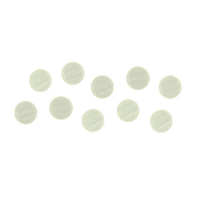 Aimants pour tableaux 32mm, pack de 10, Blanc