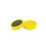 Aimants pour tableaux Jaunes, 1.5kg, 38mm, pack de 10, Jaune