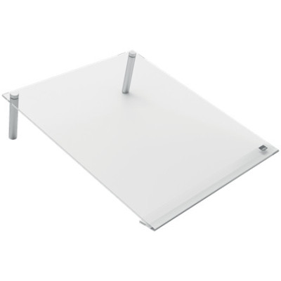 Mini tableau Blanc bloc-notes de bureau A4 Nobo incline en acrylique, Transparen