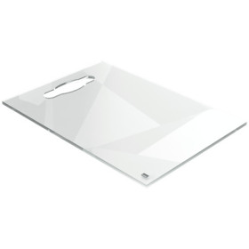 Mini tableau Blanc portable bloc-notes de bureau A4 Nobo en acrylique, Transpare