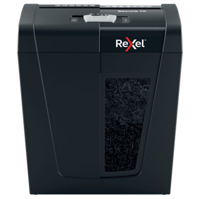 Destructeur de documents manuel X8 SECURE Rexel, Noir