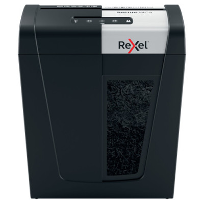 Destructeur de documents manuel MC4 SECURE Rexel, Noir
