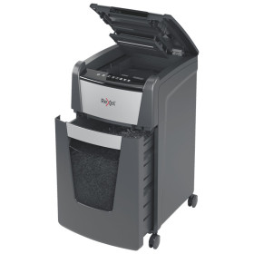 Destructeur de documents automatique 225M OPTIMUM Rexel AutoFeed+, Noir