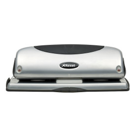 Perforateur P425 4 trous Rexel, Argent Noir