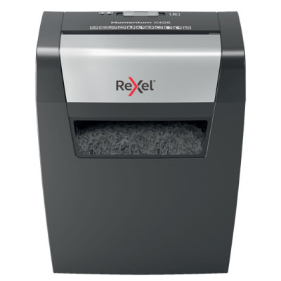 Destructeur de documents manuel X406 MOMENTUM Rexel, Noir