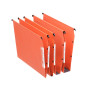 Dossier suspendu lateral armoire DUAL Esselte, fond V, Boite de 25, Orange