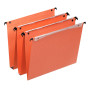 Dossier suspendu Vertical tiroir DUAL Esselte, fond V, Boite de 25, Orange