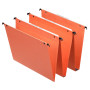 Dossier suspendu Vertical tiroir DUAL Esselte, fond V, Boite de 25, Orange