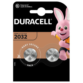 Duracell Batterie blister de 2 piles Lithium CR2032 3V