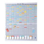 Kit planning annuel 13 colonnes 54 fentes Nobo