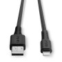 LINDY Câble de charge haute résistance USB Type A vers Lightning, 0.5m