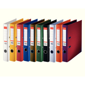 Classeur a levier A4 standard PP PP 50mm Esselte, Assortis classique
