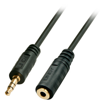 LINDY Câble audio Premium jack stéréo 3,5mm mâle femelle, 10m