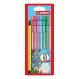 Pochette 8 feutres de coloriage pen 68 col pastel ass 68 8-01