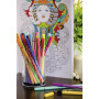 Pochette 8 feutres de coloriage pen 68 col pastel ass 68 8-01