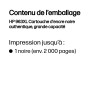Cartouche d'encre HP 3JA30AE d'origine, noire ( HP 963XL ) 3JA30AE