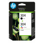 HP ink 3JB05AE No.304 twinpack black + color
