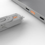 LINDY Bloqueur de port USB C, 4 pièces + clé, Orange