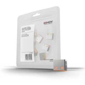 LINDY Bloqueurs de port USB A, 10 pièces, Orange