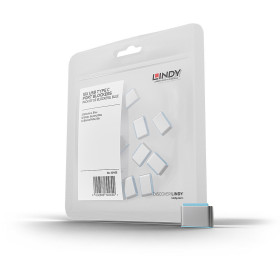 LINDY Bloqueurs de port USB C, Bleu, 10 pièces