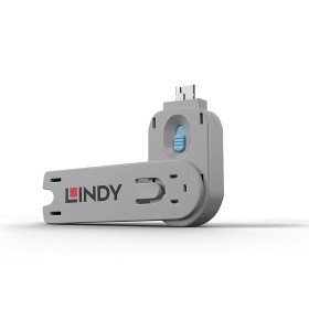 LINDY Clé pour bloqueur de port USB A, Bleu