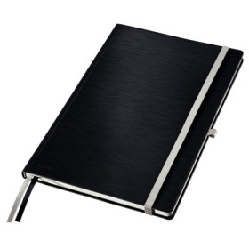 Cahier couVerture rigide A4 ligne STYLE Leitz , ligne , Noir