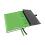 Cahier A6 COMPLETE Leitz, quadrille, Noir