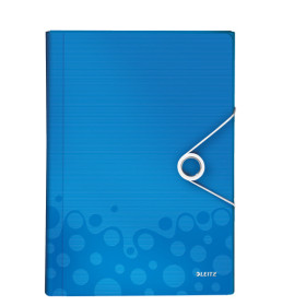 Classeur menager PP WOW Leitz , Bleu
